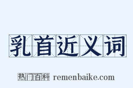 乳首近义词是什么意思的图片